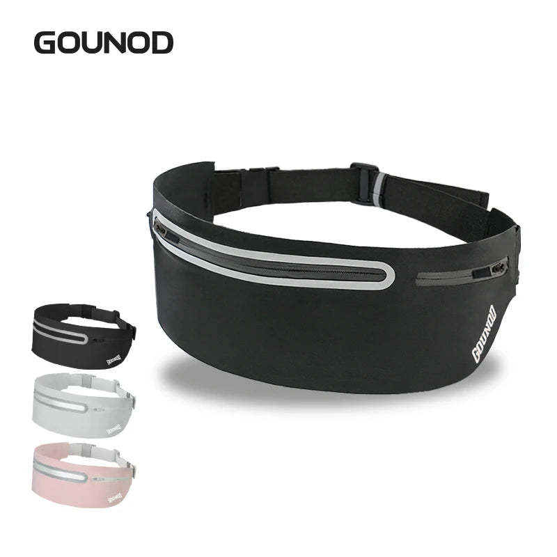 Running Bag with Reflective Strips Women Running Bag Belt Sports Fanny Pack Gym Jogger Sports Cycling Belt
