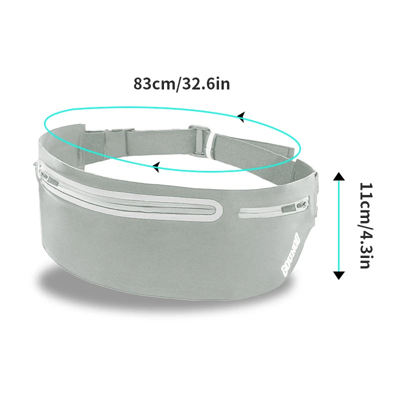 Running Bag with Reflective Strips Women Running Bag Belt Sports Fanny Pack Gym Jogger Sports Cycling Belt