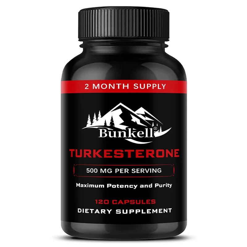 Tumourne Supplement 500 mg, Supports Strength and Muscle Growth, Energy, Performance, Muscle Mass, Muscle Function, 120 Capsules