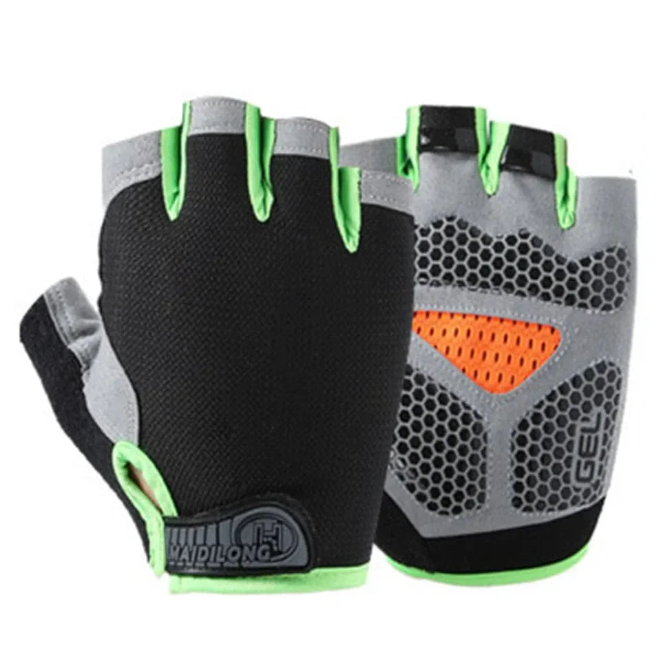 GTUBIKE Half Finger Gloves Anti-slip Shock Absorben Outdoor Sports Climbing Cycling Fitness Tool Upgraded Gloves For Men Women