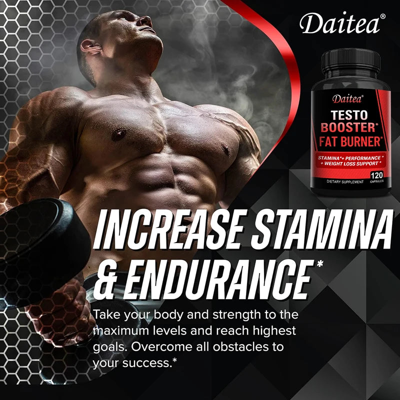 Fat Burning Supplement - Supports Endurance, Muscle, Athletic Performance and Weight Management - 120 Capsules