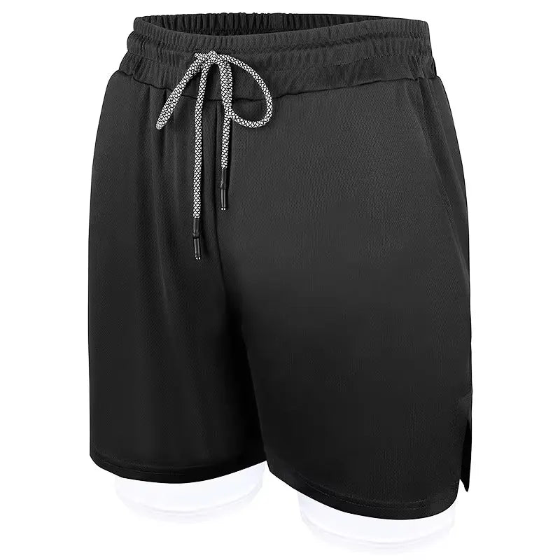 Mens 2 in 1 Running Shorts 5