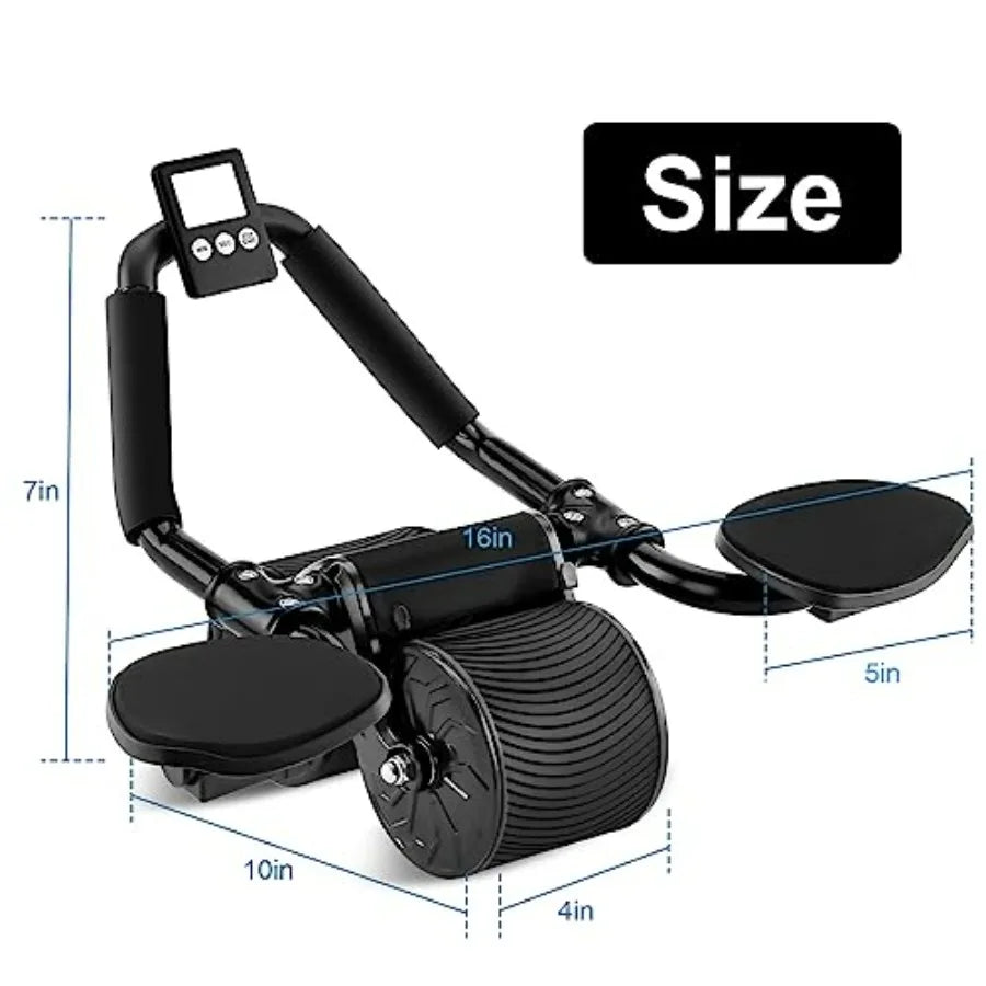 Elbow Support Automatic Rebound Abdominal Wheel Ab Roller for Abdominal Exercise Machine Dolly Core Strengthening Trainer Fitne