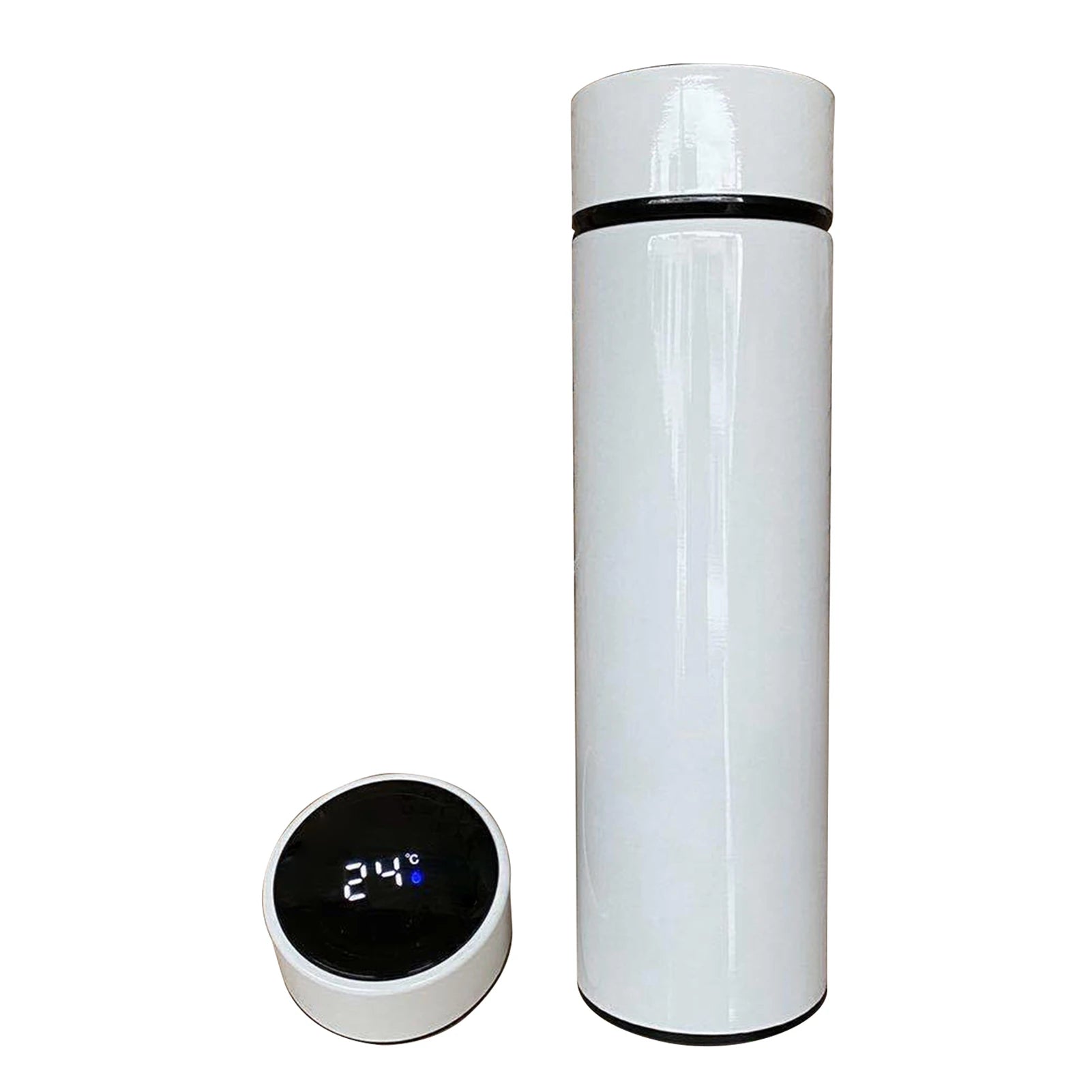 500ml Smart Vacuum Insulated Stainless Steel Water Bottle LED Temperature Display Spill Proof Portable for Home Travel Sports