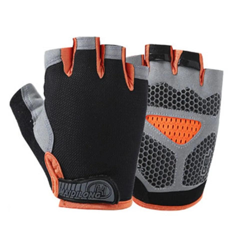 GTUBIKE Half Finger Gloves Anti-slip Shock Absorben Outdoor Sports Climbing Cycling Fitness Tool Upgraded Gloves For Men Women