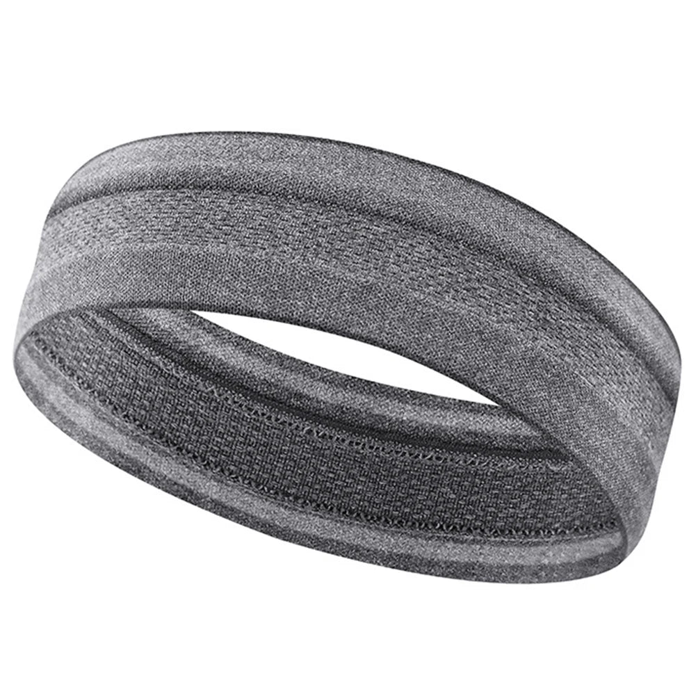 Sports Headband Exercise Sweatband Moisture Wicking Workout Sweat Bands Anti Slip Breathable for Yoga Tennis Basketball