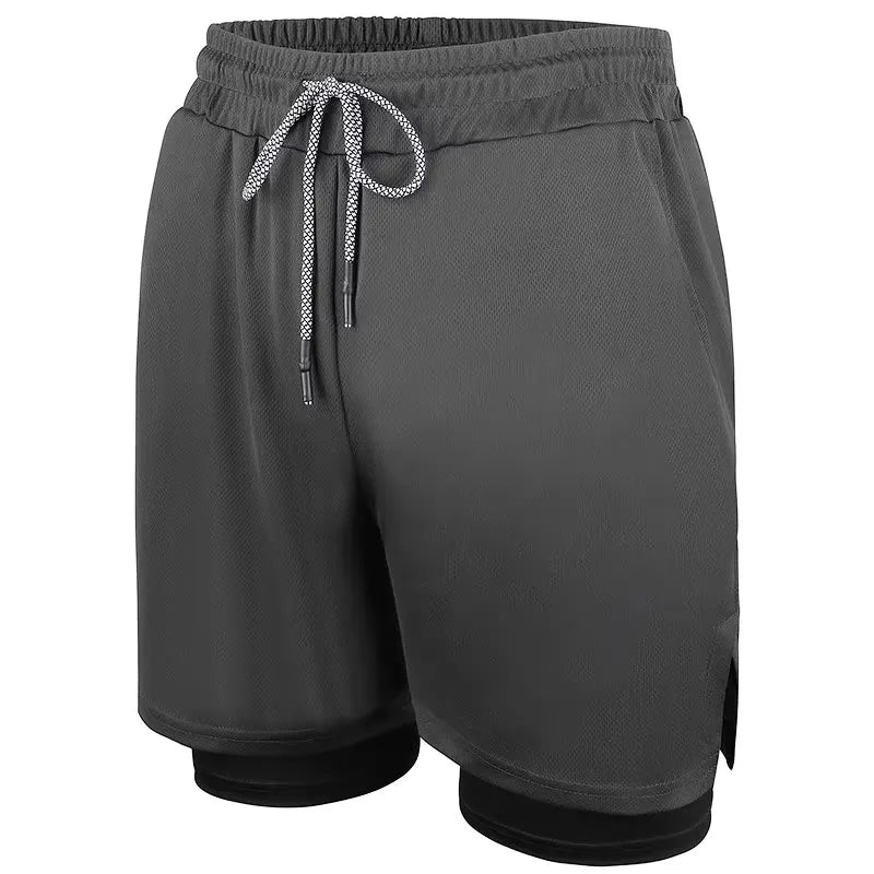Mens 2 in 1 Running Shorts 5