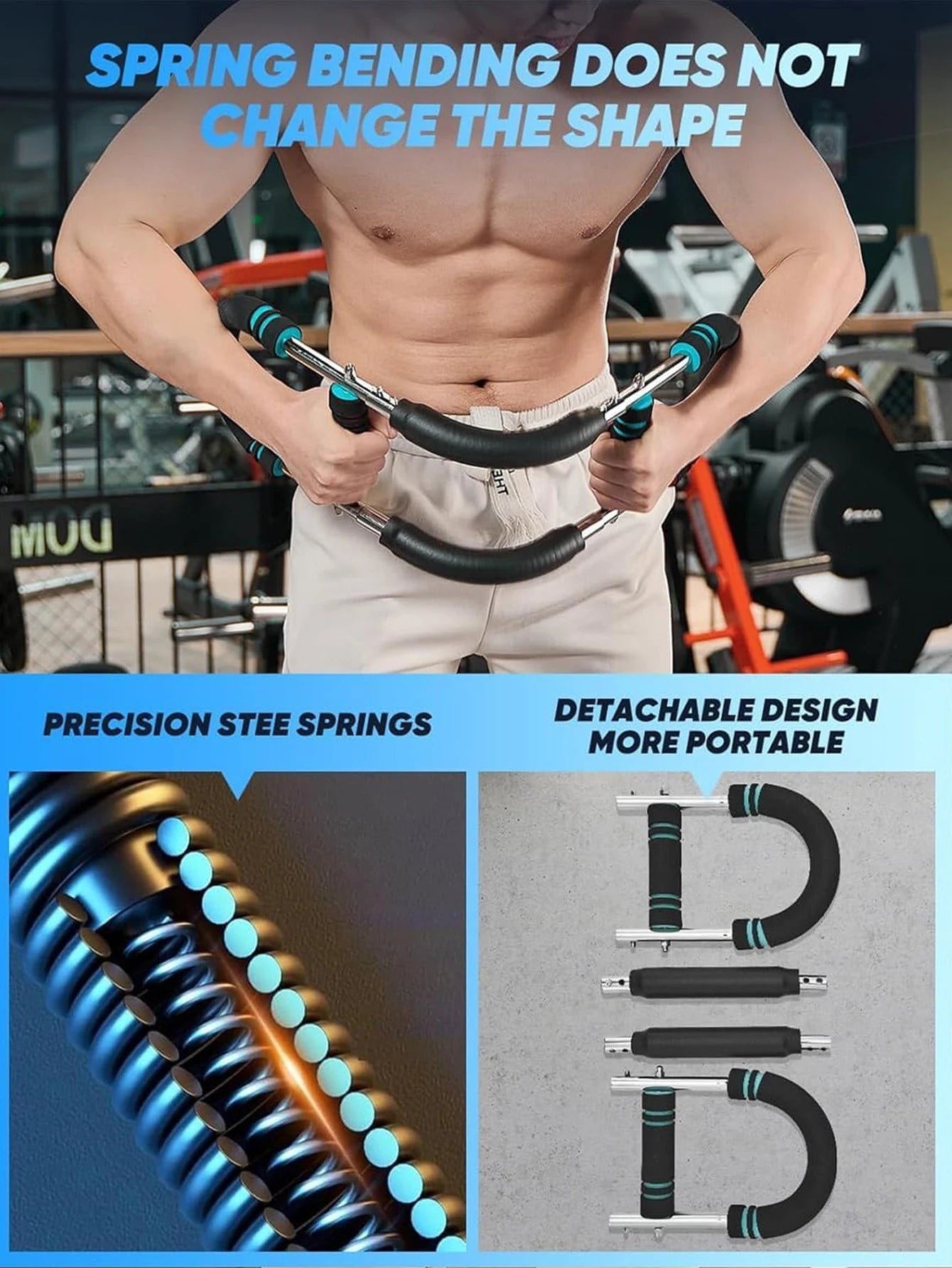 The Ultimate Arm Trainer Adjustable Chest Expander Arm Exerciser Shoulder Muscle Training Fitness Equipment Fitness Anywhere