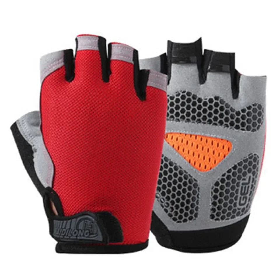 GTUBIKE Half Finger Gloves Anti-slip Shock Absorben Outdoor Sports Climbing Cycling Fitness Tool Upgraded Gloves For Men Women