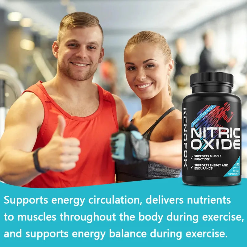 Pre-Workout Booster - Provides Strength, Supports Muscle Growth and Recovery, Improves Workout Performance, 120 Capsules