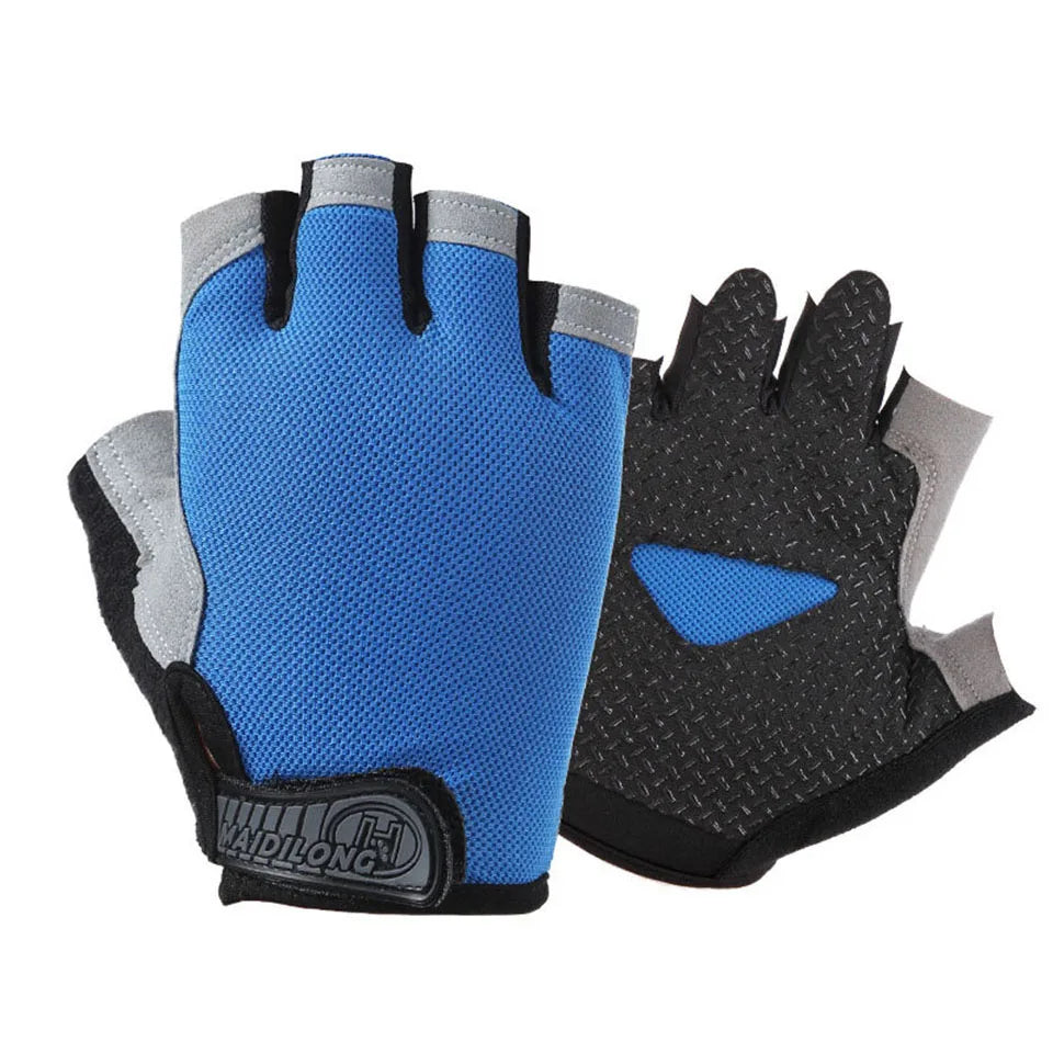 GTUBIKE Half Finger Gloves Anti-slip Shock Absorben Outdoor Sports Climbing Cycling Fitness Tool Upgraded Gloves For Men Women