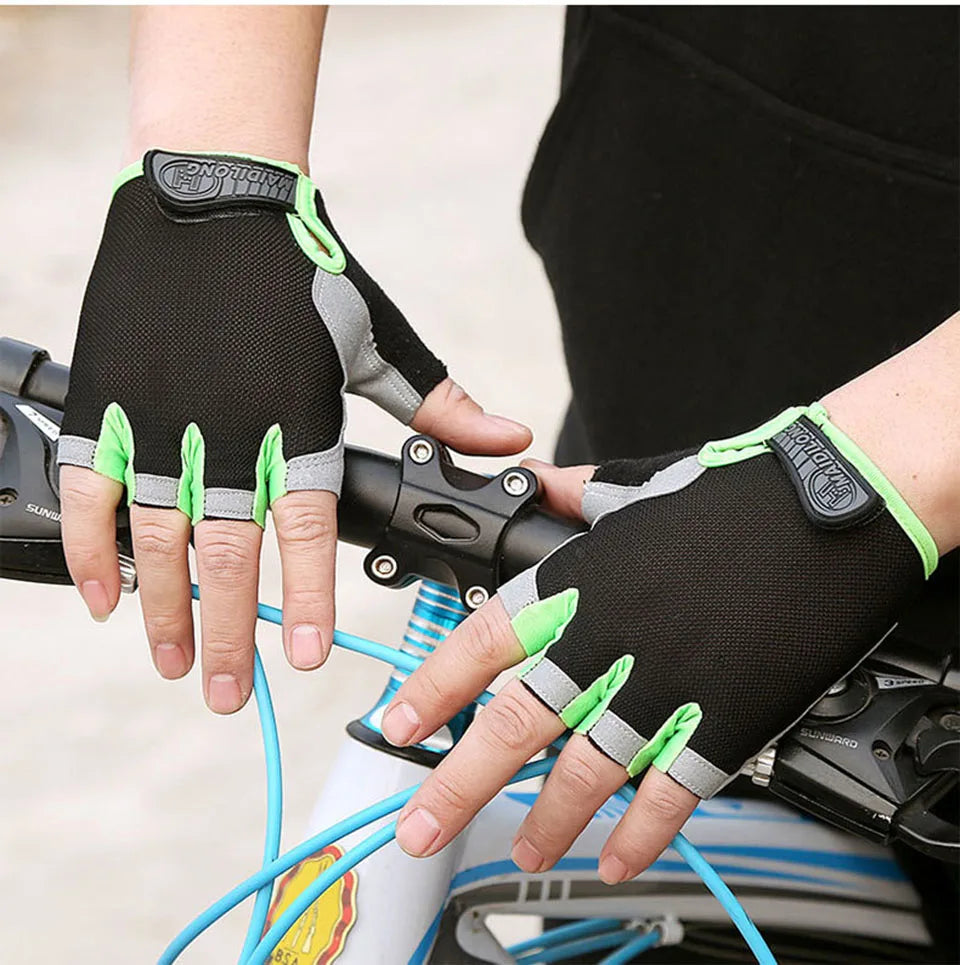 GTUBIKE Half Finger Gloves Anti-slip Shock Absorben Outdoor Sports Climbing Cycling Fitness Tool Upgraded Gloves For Men Women