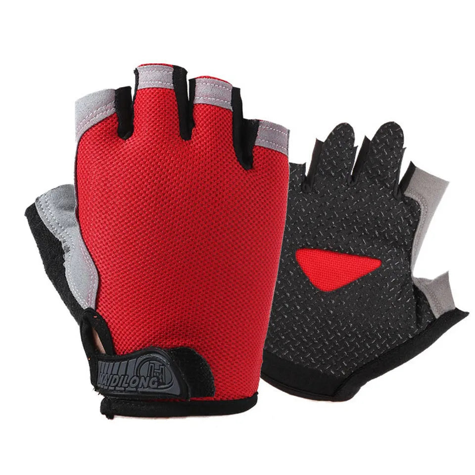 GTUBIKE Half Finger Gloves Anti-slip Shock Absorben Outdoor Sports Climbing Cycling Fitness Tool Upgraded Gloves For Men Women