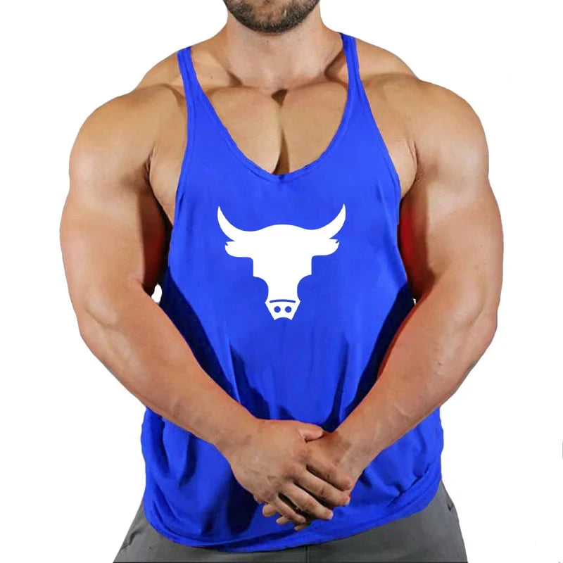 Gym Top Men Men's Clothes Fitness Muscular Man Shirt Stringer Clothing Singlet T-shirts Bodybuilding Sleeveless Sweatshirt Vests