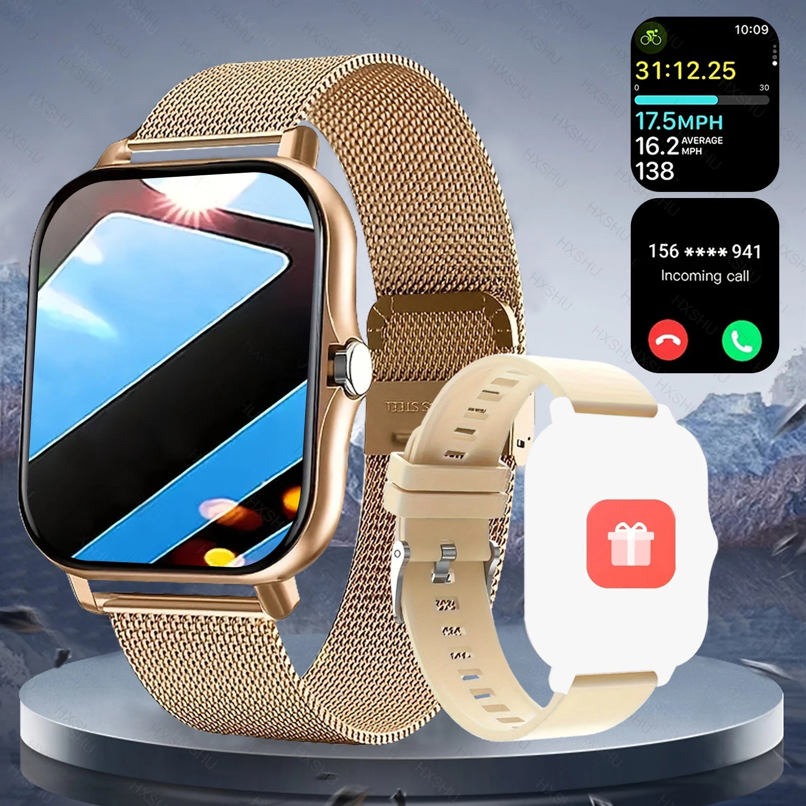 Sports Smart Watch Wireless Call Information Reminder Multifunctional Sports Watch For Men And Women