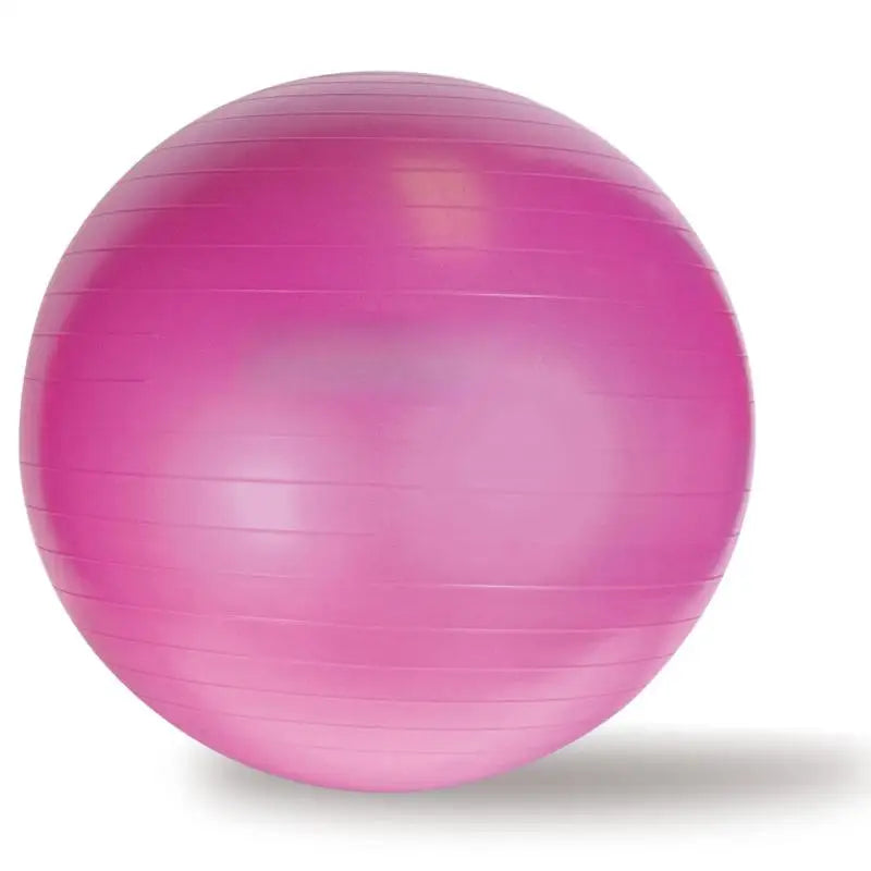 Anti-Burst Exercise Yoga Ball for Home Gym, Pilates & Pregnancy, 55cm Pink - for Women & Beginners