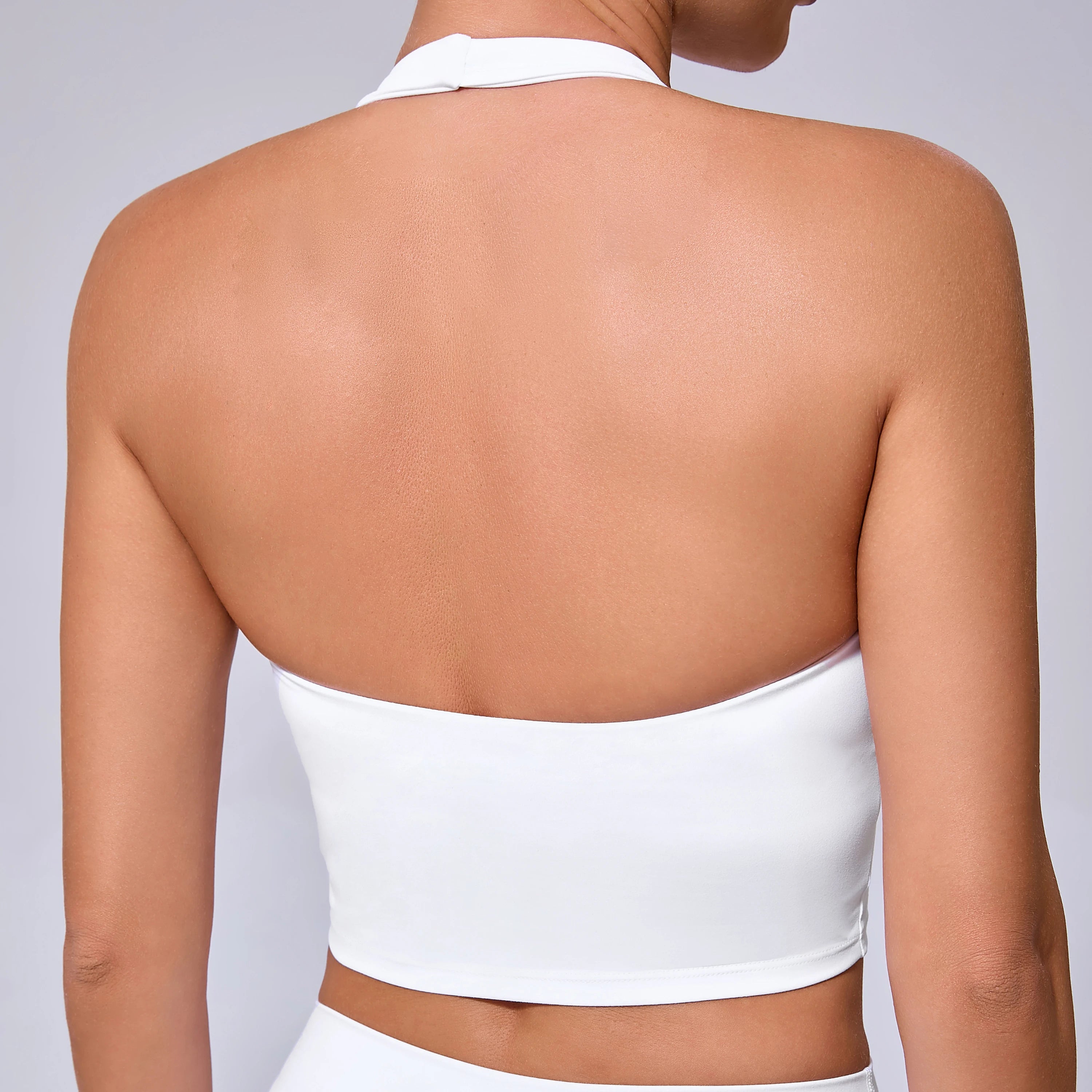 Ladies Sports Bra Sexy Hanging Neck High Support Impact Yoga Underwear Running Fitness Gym Push Up Workout Bra Padded Bralette