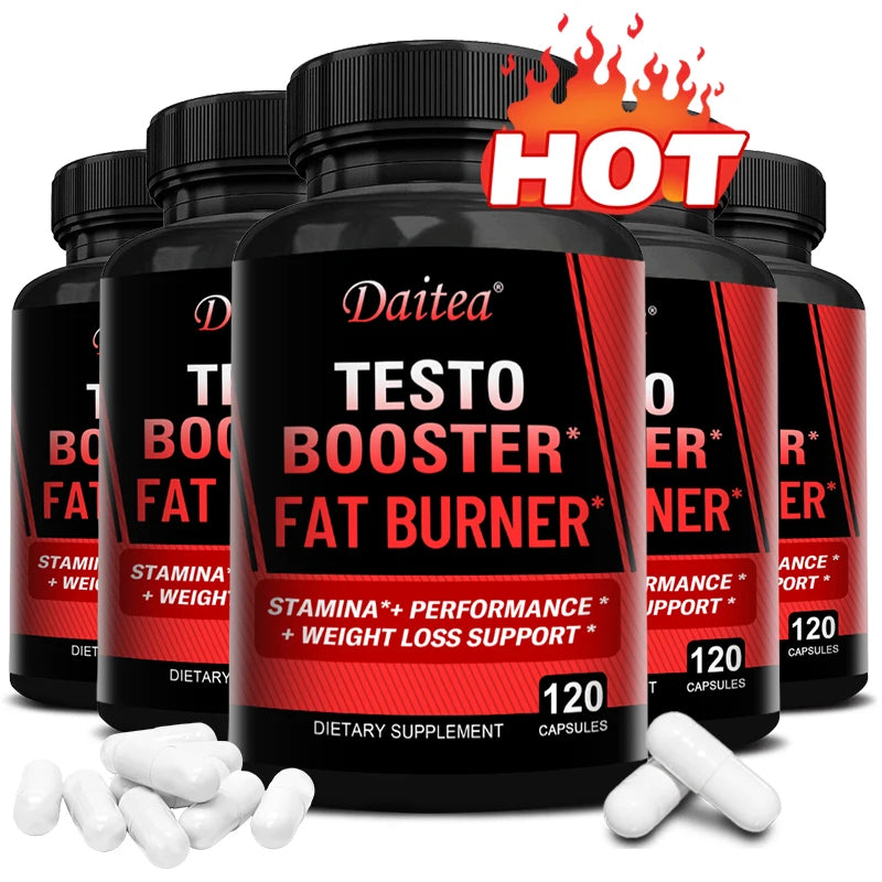 Fat Burning Supplement - Supports Endurance, Muscle, Athletic Performance and Weight Management - 120 Capsules