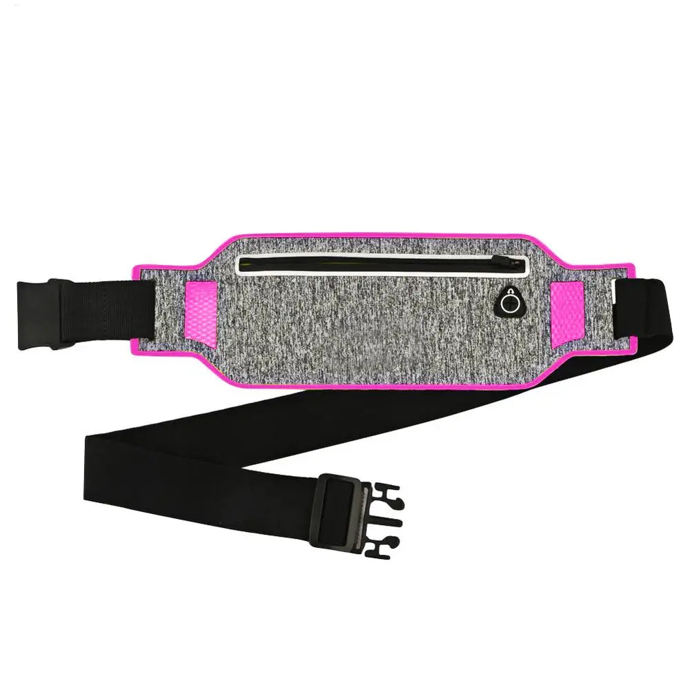 Professional Running Waist Pouch Belt Sport Belt Mobile Phone Men Women With Hidden Pouch Gym Bags Running Belt Waist Pack