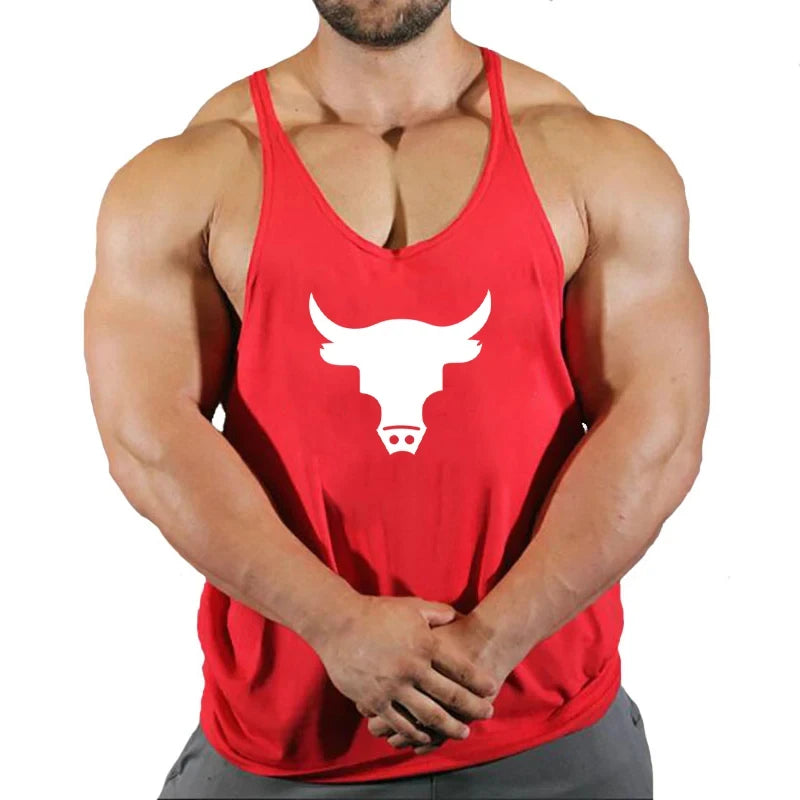 Gym Top Men Men's Clothes Fitness Muscular Man Shirt Stringer Clothing Singlet T-shirts Bodybuilding Sleeveless Sweatshirt Vests