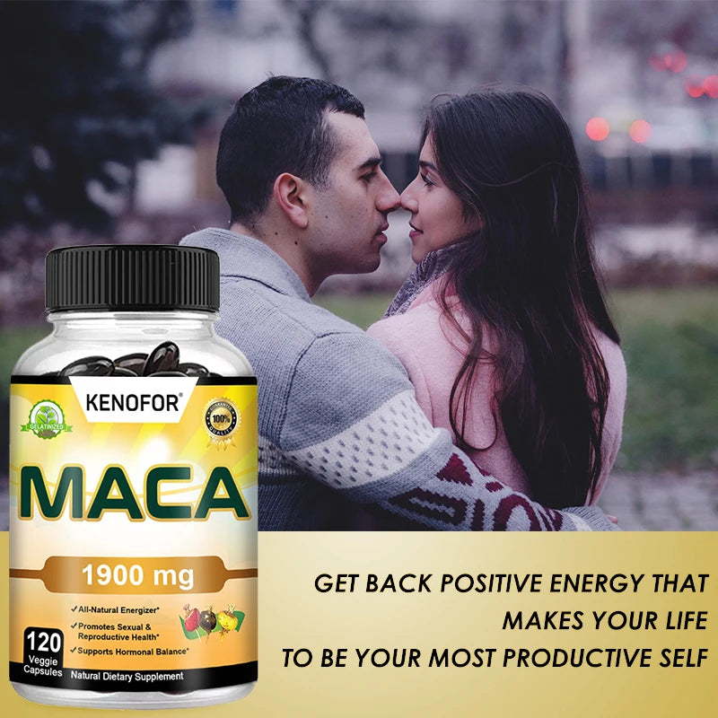 Powerful Natural Maca Extract for Strength, Endurance, Energy Confidence Support, Dietary Supplement