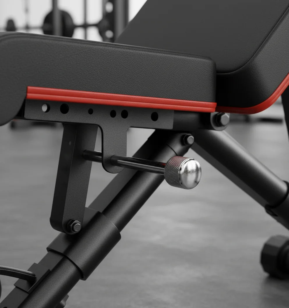 Adjustable Foldable Weight Bench, Durable Home Gym Fitness Equipment for Full Body Workouts, Compact and Versatile Design