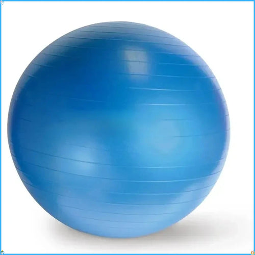 Explosion-Proof Stability Ball 65cm, Blue Fitness Yoga Ball for Home Gym, Pilates & Core Training
