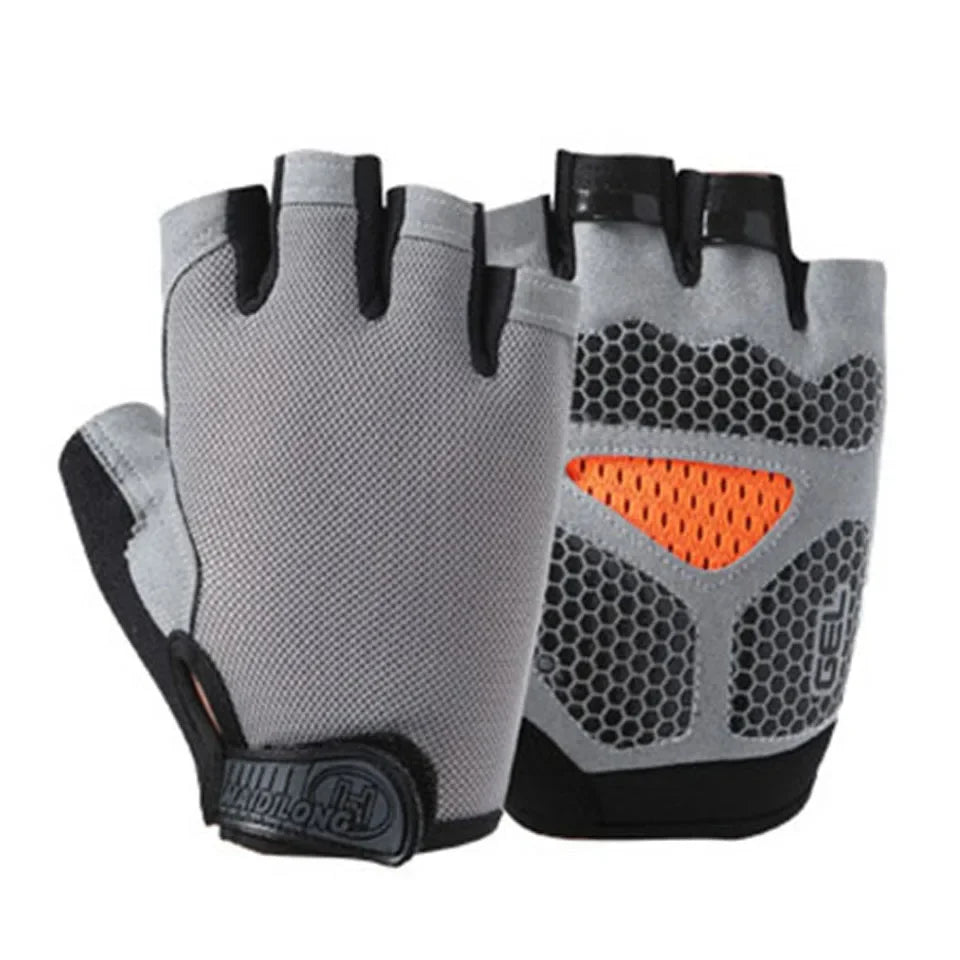 GTUBIKE Half Finger Gloves Anti-slip Shock Absorben Outdoor Sports Climbing Cycling Fitness Tool Upgraded Gloves For Men Women