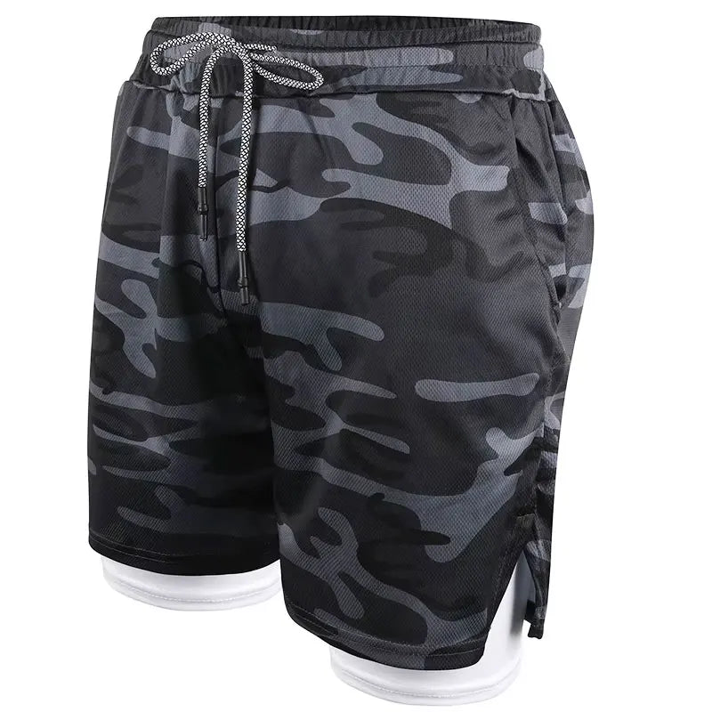 Mens 2 in 1 Running Shorts 5