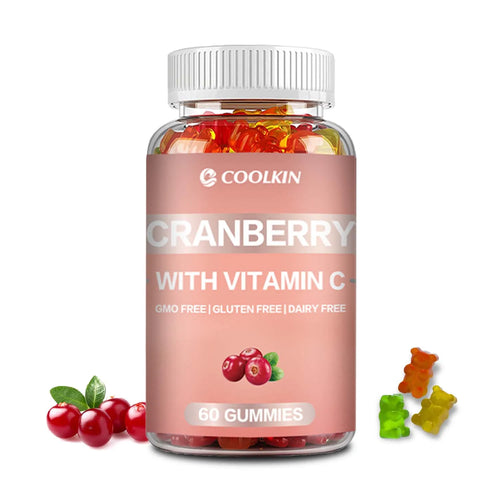 Cranberry + Vitamin C Gummies for Bladder Kidney and Urinary Tract Health