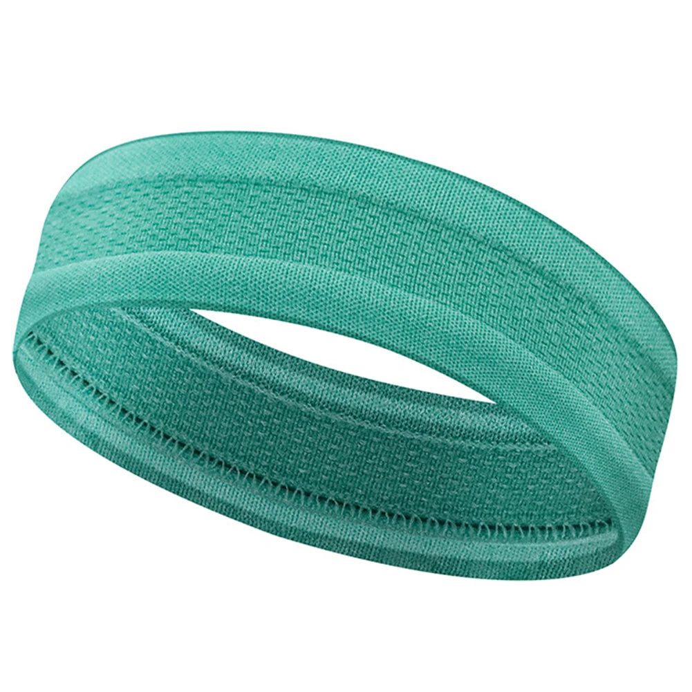 Sports Headband Exercise Sweatband Moisture Wicking Workout Sweat Bands Anti Slip Breathable for Yoga Tennis Basketball