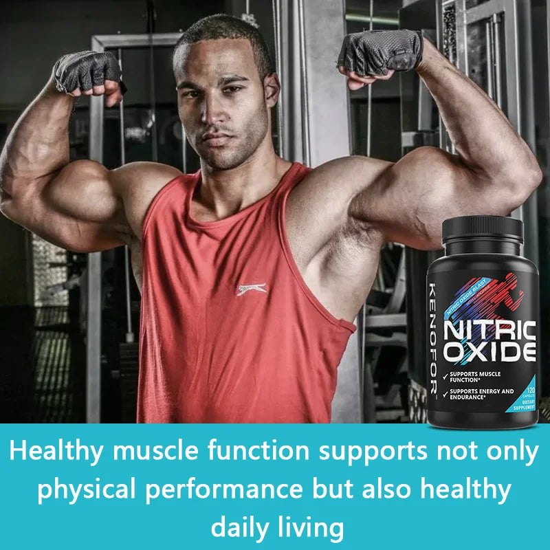 Pre-Workout Booster - Provides Strength, Supports Muscle Growth and Recovery, Improves Workout Performance, 120 Capsules