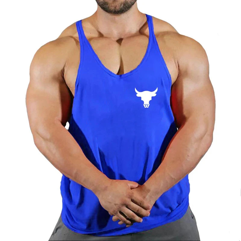 Gym Top Men Men's Clothes Fitness Muscular Man Shirt Stringer Clothing Singlet T-shirts Bodybuilding Sleeveless Sweatshirt Vests