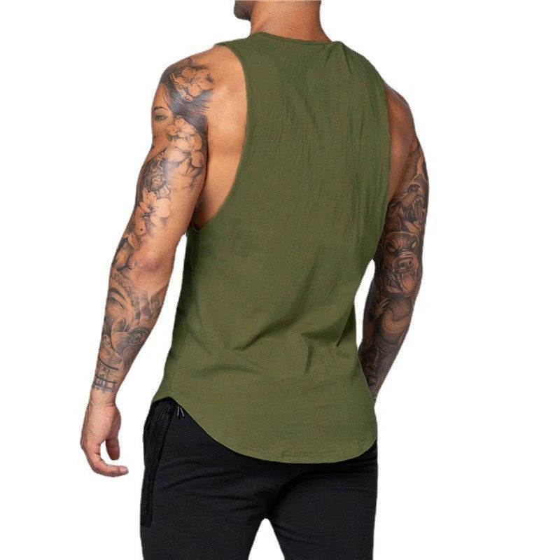 New Arrivals Men's Tank Top Training Clothing Bodybuilding Singlets Sleeveless Sports Workout Vest