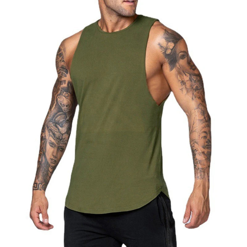 New Arrivals Men's Tank Top Training Clothing Bodybuilding Singlets Sleeveless Sports Workout Vest