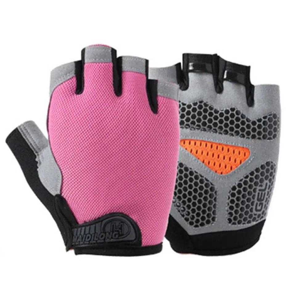 GTUBIKE Half Finger Gloves Anti-slip Shock Absorben Outdoor Sports Climbing Cycling Fitness Tool Upgraded Gloves For Men Women