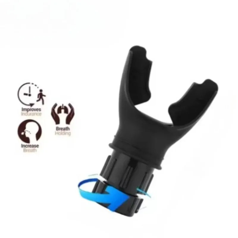1pc Breathing Exercise For Lungs Portable Breath Fitness Exerciser Device Endurance Workout Device With Adjustable Resistances