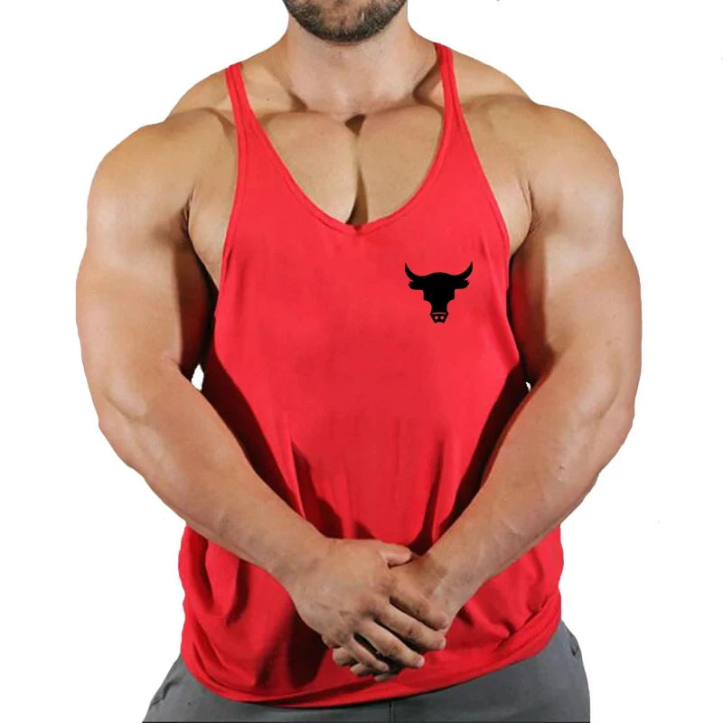 Gym Top Men Men's Clothes Fitness Muscular Man Shirt Stringer Clothing Singlet T-shirts Bodybuilding Sleeveless Sweatshirt Vests